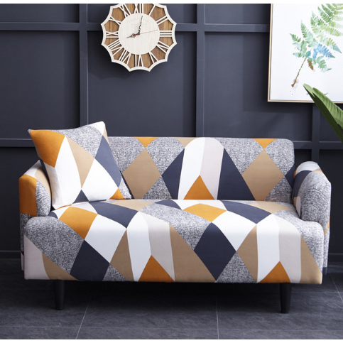 Housse de canapé extensible avec housses de coussin assorties