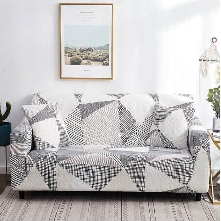 Housse de canapé extensible avec housses de coussin assorties