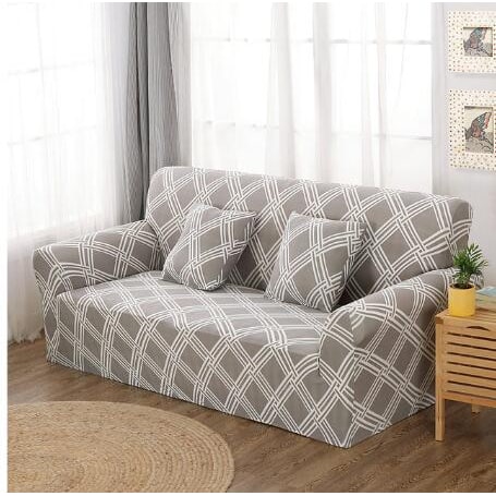 Housse de canapé extensible avec housses de coussin assorties