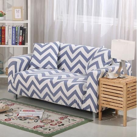 Housse de canapé extensible avec housses de coussin assorties