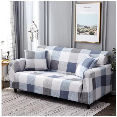 Housse de canapé extensible avec housses de coussin assorties