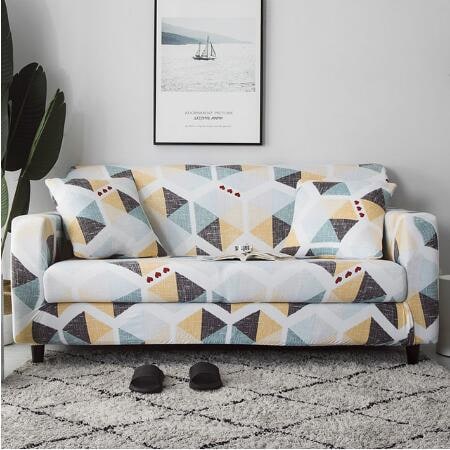 Housse de canapé extensible avec housses de coussin assorties