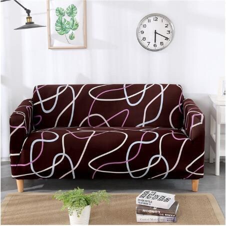Housse de canapé extensible avec housses de coussin assorties