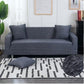 Housse de canapé extensible avec housses de coussin assorties