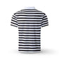 Polo rayé pour homme à manches courtes