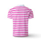 Polo rayé pour homme à manches courtes