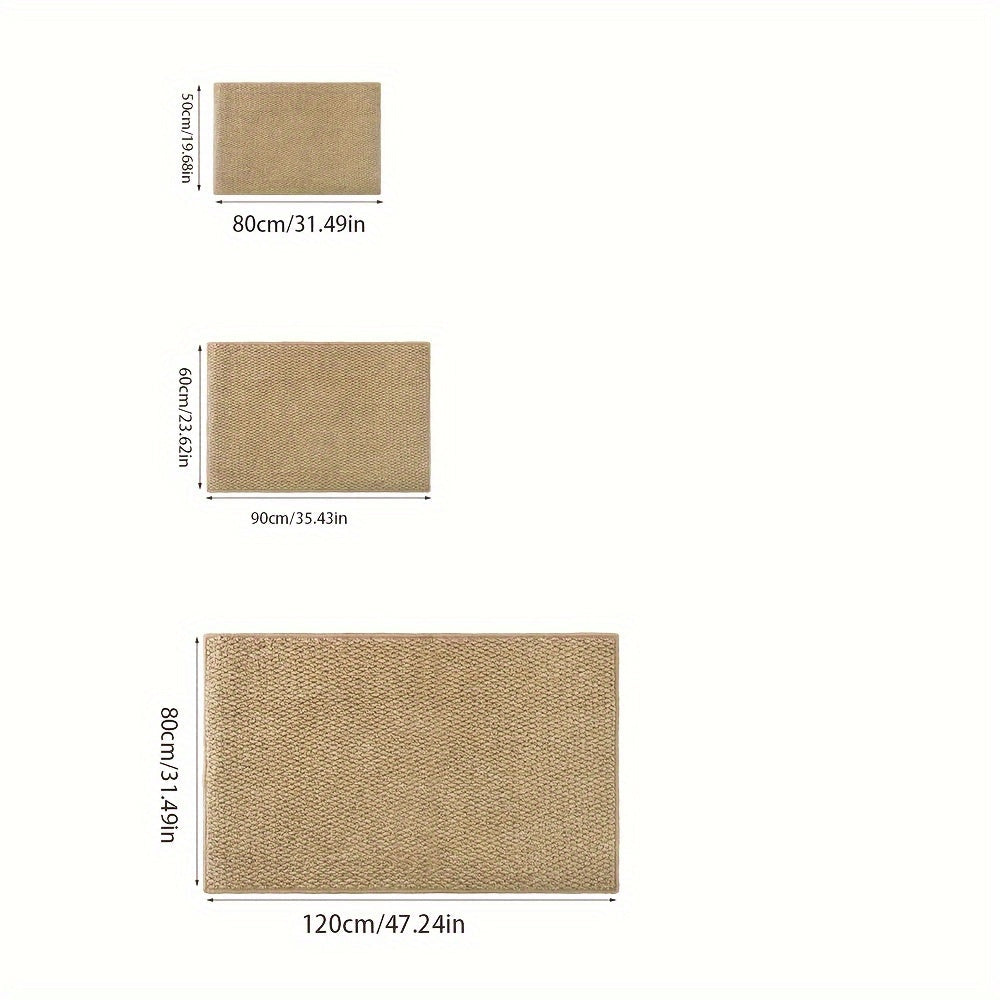 Tapis d'entrée absorbant lavable à base antidérapante