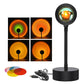 Lampe projecteur effet coucher de soleil avec pied orientable