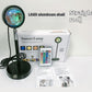 Lampe projecteur effet coucher de soleil avec pied orientable