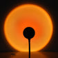 Lampe projecteur effet coucher de soleil avec pied orientable
