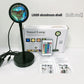 Lampe projecteur effet coucher de soleil avec pied orientable