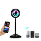 Lampe projecteur effet coucher de soleil avec pied orientable