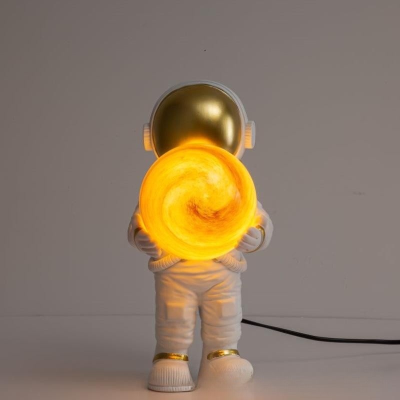 Lampe de chevet astronaute avec globe lumineux