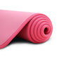 Tapis de yoga antidérapant en mousse avec bordure, 10 mm