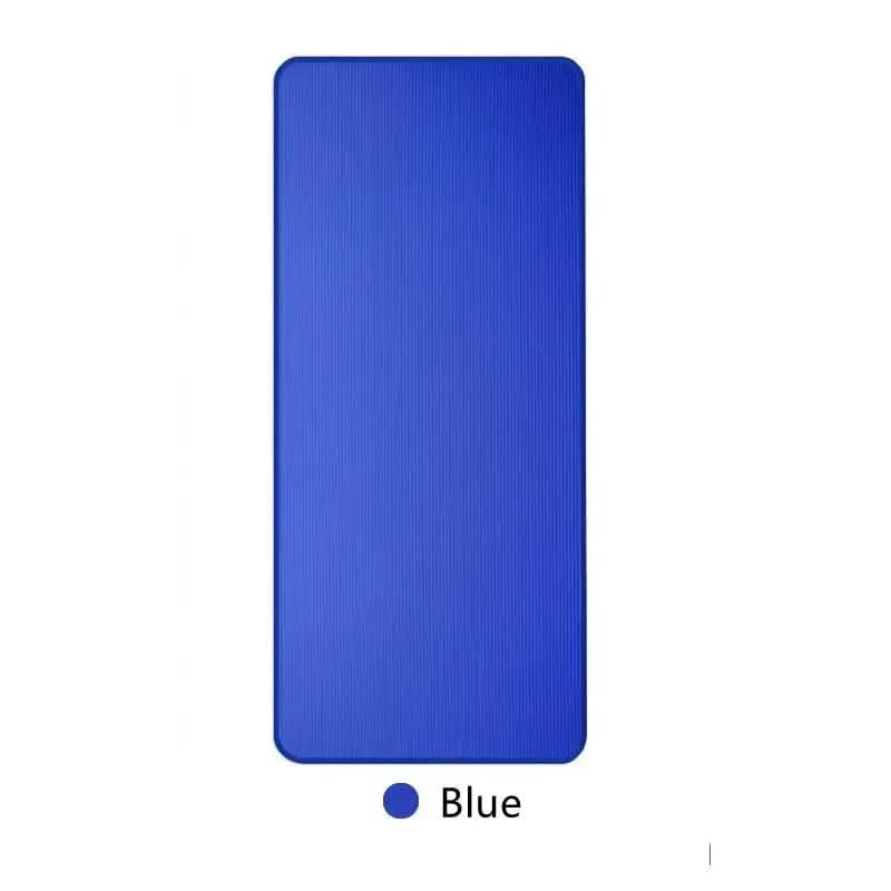 Tapis de yoga antidérapant en mousse avec bordure, 10 mm