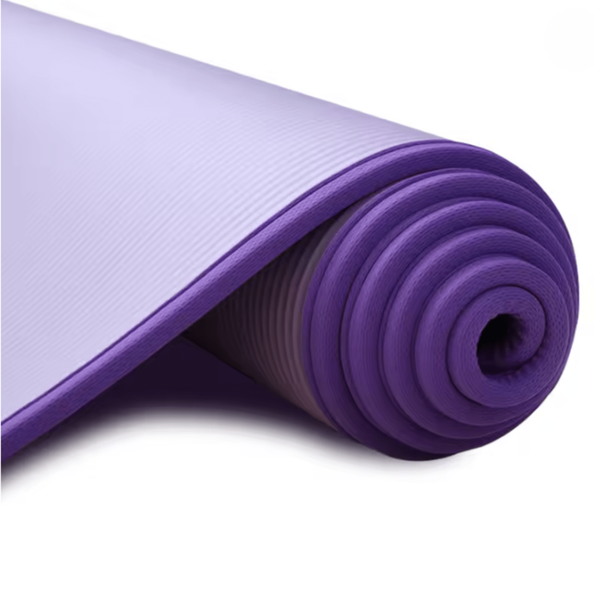 Tapis de yoga antidérapant en mousse avec bordure, 10 mm