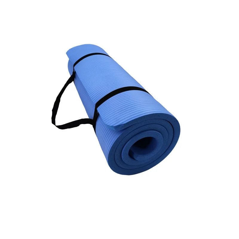 Tapis de yoga en mousse EVA de 1 cm avec sangle
