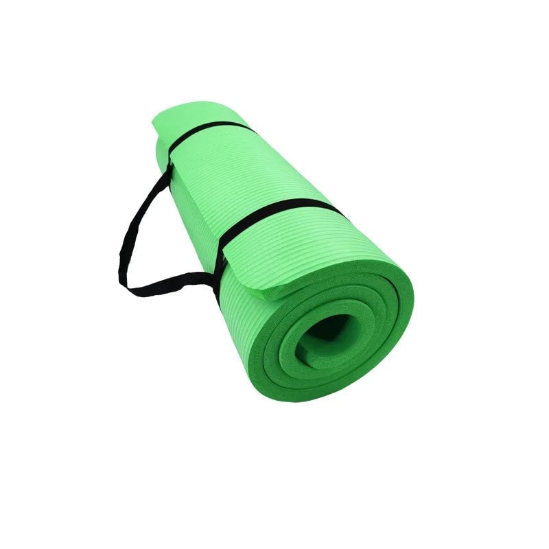 Tapis de yoga en mousse EVA de 1 cm avec sangle