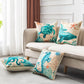 Housses de coussin carrées à décor marin, lot de 4