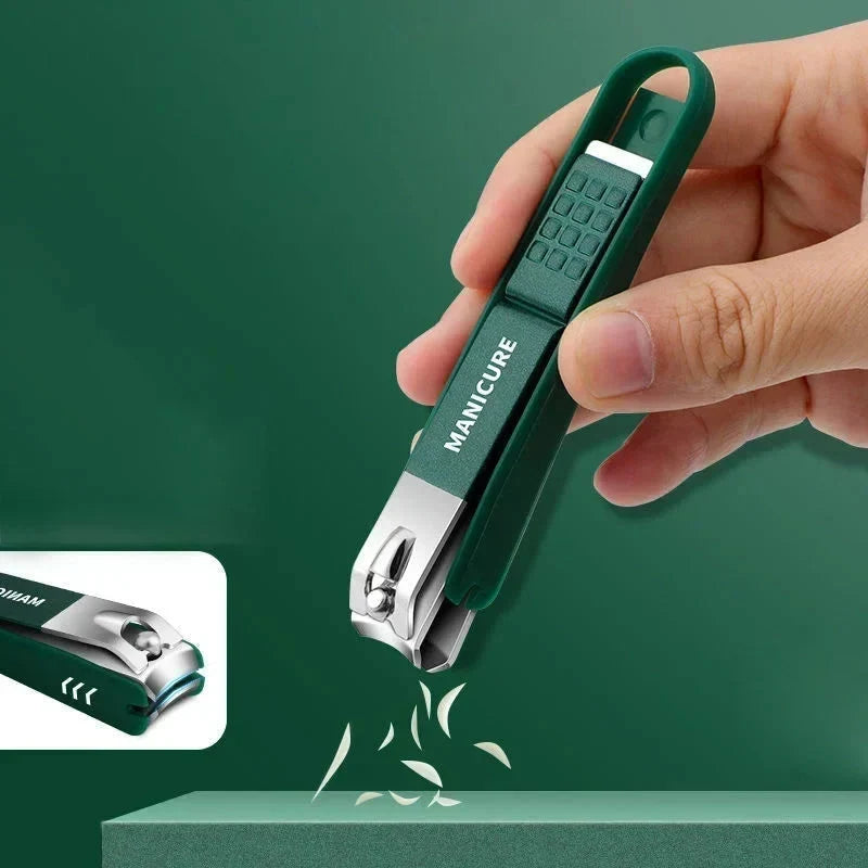 Kit de coupe-ongles en acier inoxydable avec lime et étui