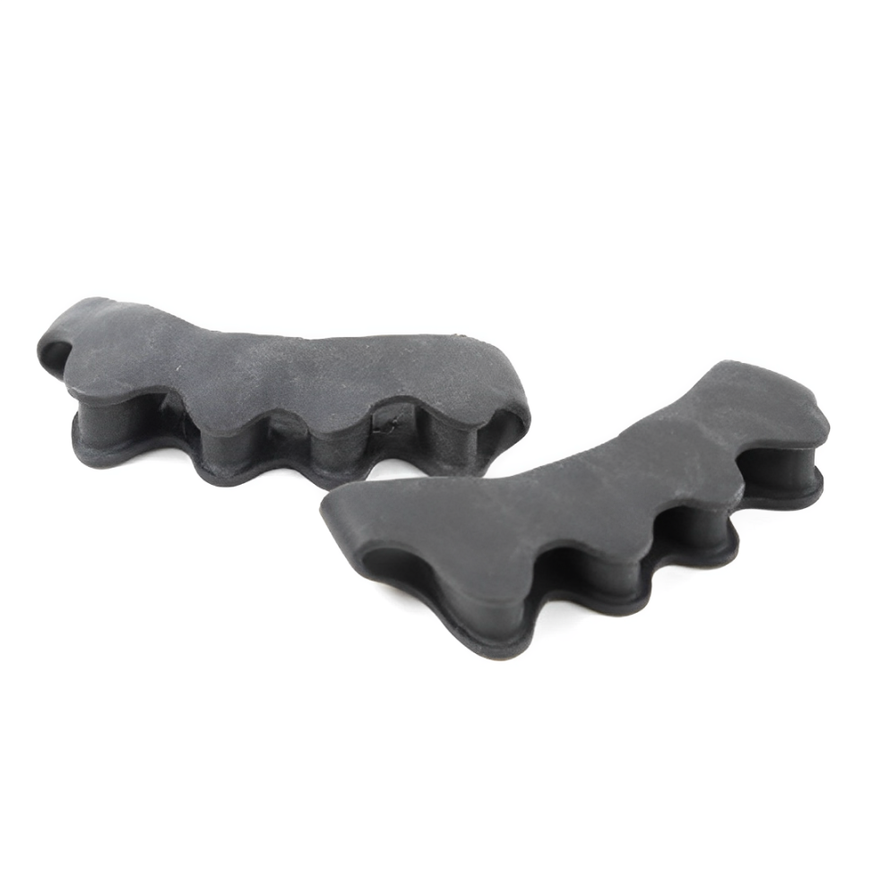 Paire de séparateurs d'orteils souples en silicone