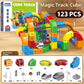 Circuit de train électrique rechargeable à blocs modulaires