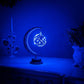 Lampe décorative LED à lueur lunaire, hauteur 27 cm
