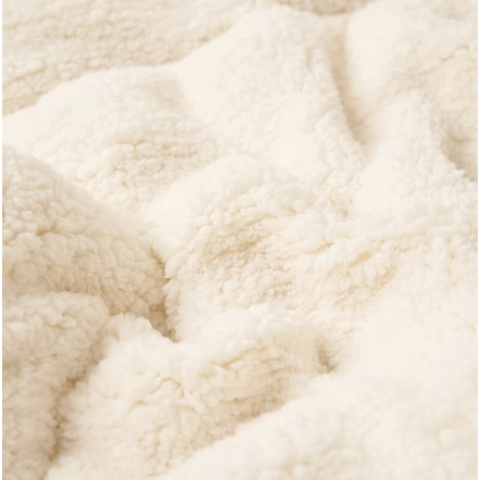 Plaid en polaire avec doublure effet mouton