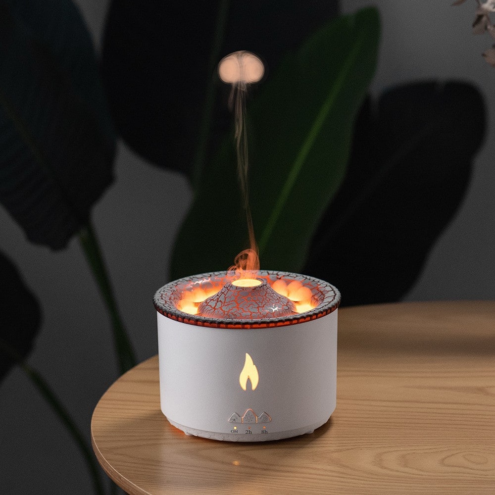 Diffuseur ultrasonique avec effets lumineux et brume décorative