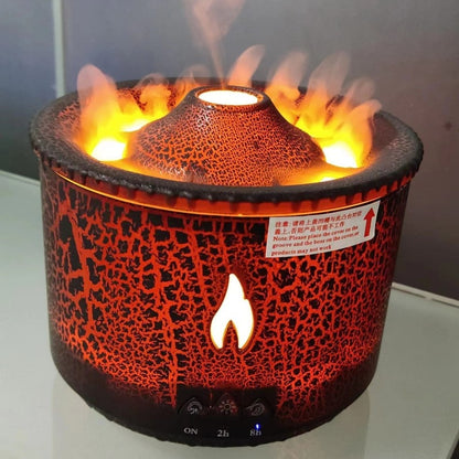 Diffuseur ultrasonique avec effets lumineux et brume décorative