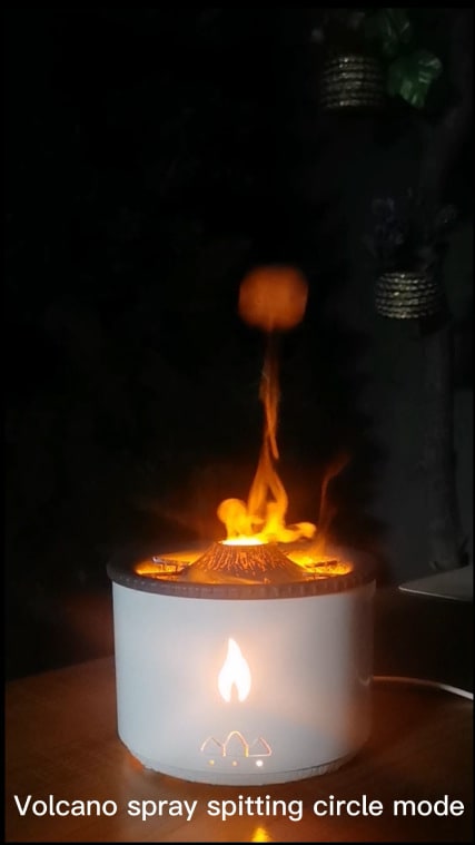 Diffuseur ultrasonique avec effets lumineux et brume décorative