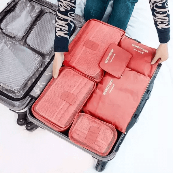 Lot de 12 organiseurs de valise déperlants