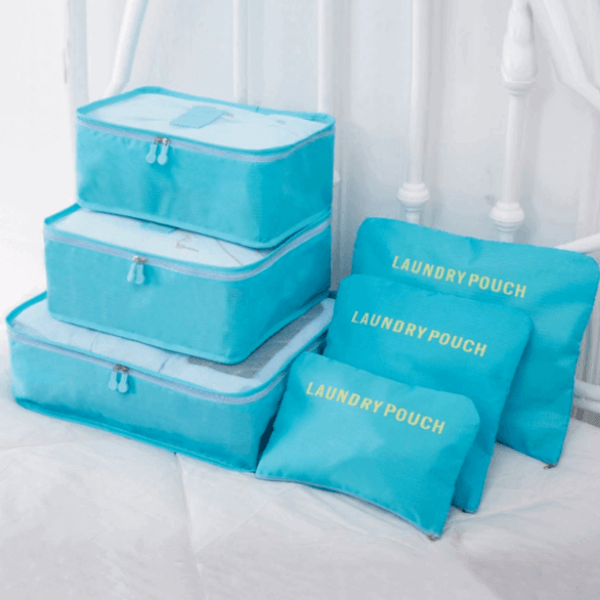 Lot de 12 organiseurs de valise déperlants – image 10