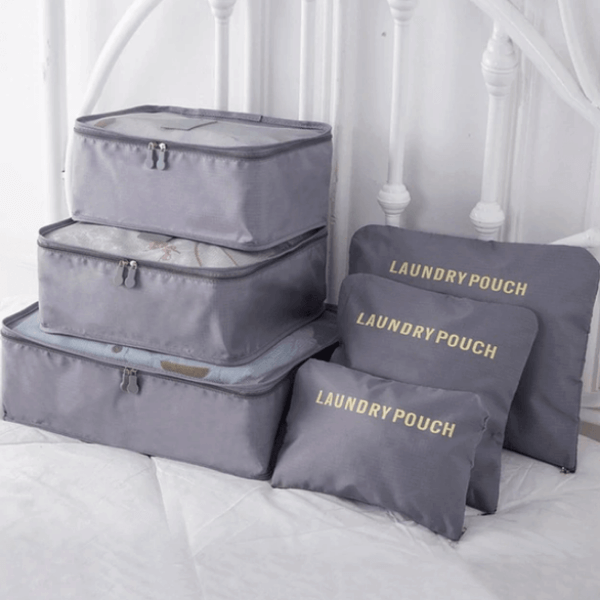 Lot de 12 organiseurs de valise déperlants – image 15