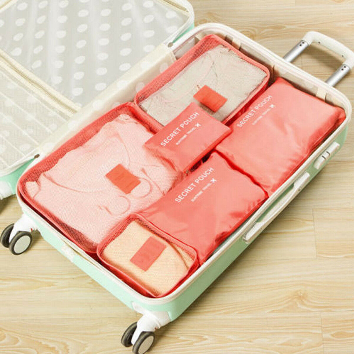 Lot de 12 organiseurs de valise déperlants – image 17