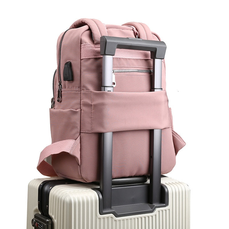Sac à dos antivol multicompartiment avec port USB