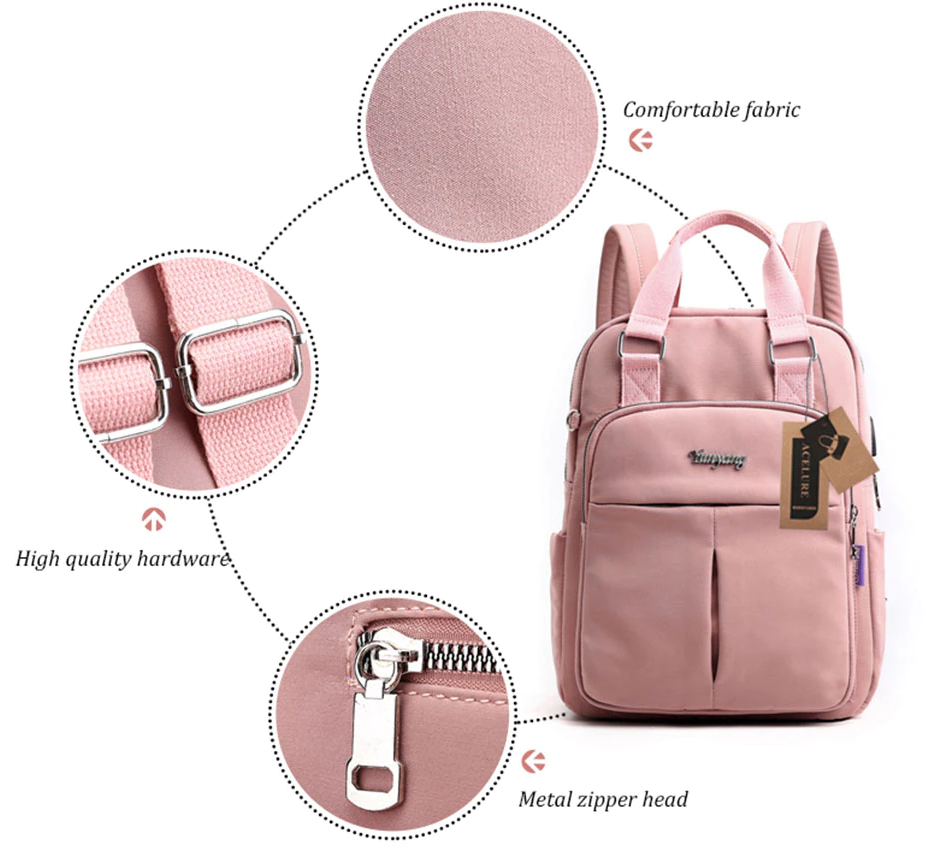 Sac à dos antivol multicompartiment avec port USB – image 11