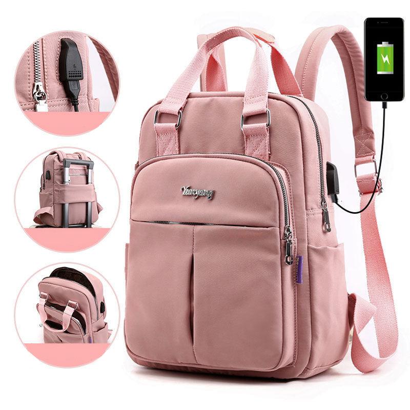 Sac à dos antivol multicompartiment avec port USB – image 13
