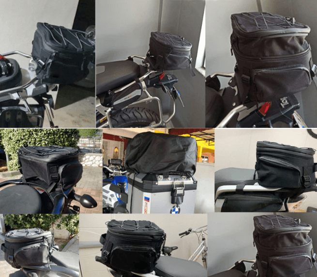 Sac de moto multicompartiment déperlant – image 7