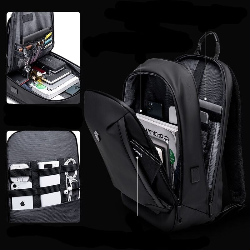 Sac à dos de voyage multicompartiment déperlant – image 3