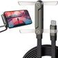 Câble USB-C vers USB-C avec support de téléphone pliant, 150 cm