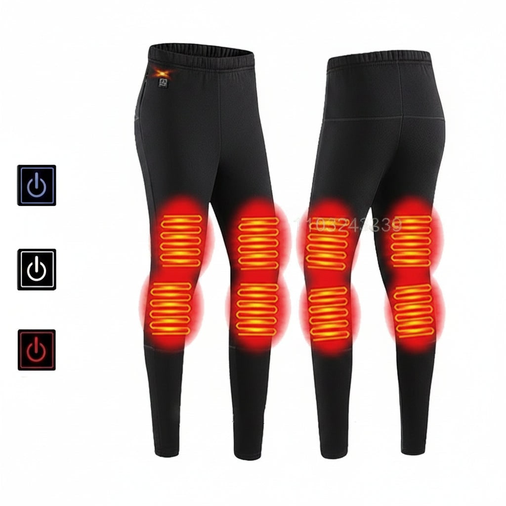 Ensemble de sous-vêtements thermiques chauffants USB