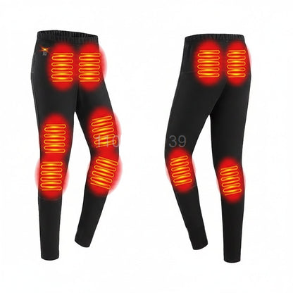 Ensemble de sous-vêtements thermiques chauffants USB