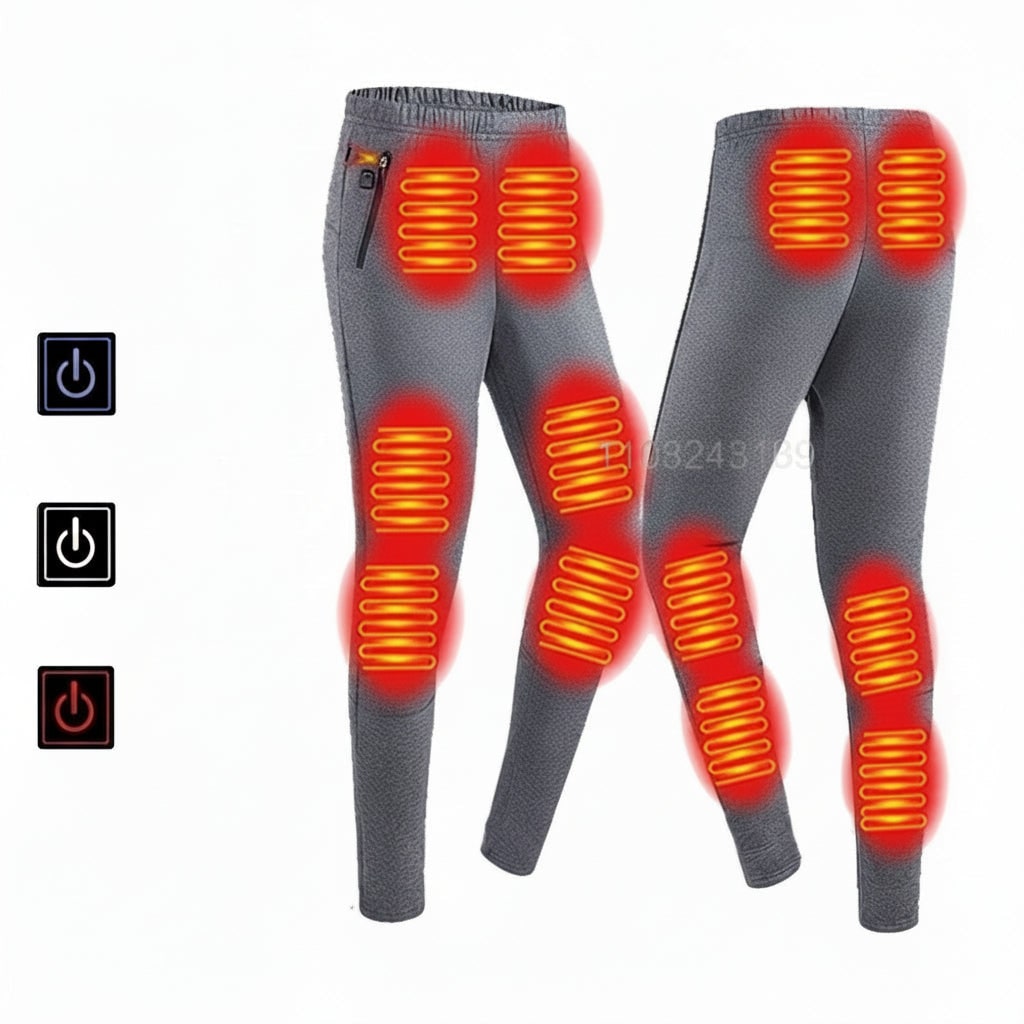 Ensemble de sous-vêtements thermiques chauffants USB