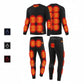 Ensemble de sous-vêtements thermiques chauffants USB