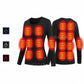 Ensemble de sous-vêtements thermiques chauffants USB