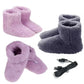 Chaussons bottines chauffants USB avec doublure polaire