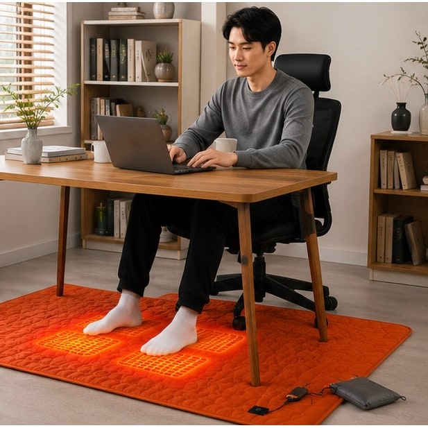 Tapis chauffant de camping USB à plusieurs zones