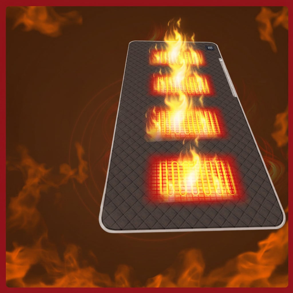 Tapis chauffant de camping USB à plusieurs zones