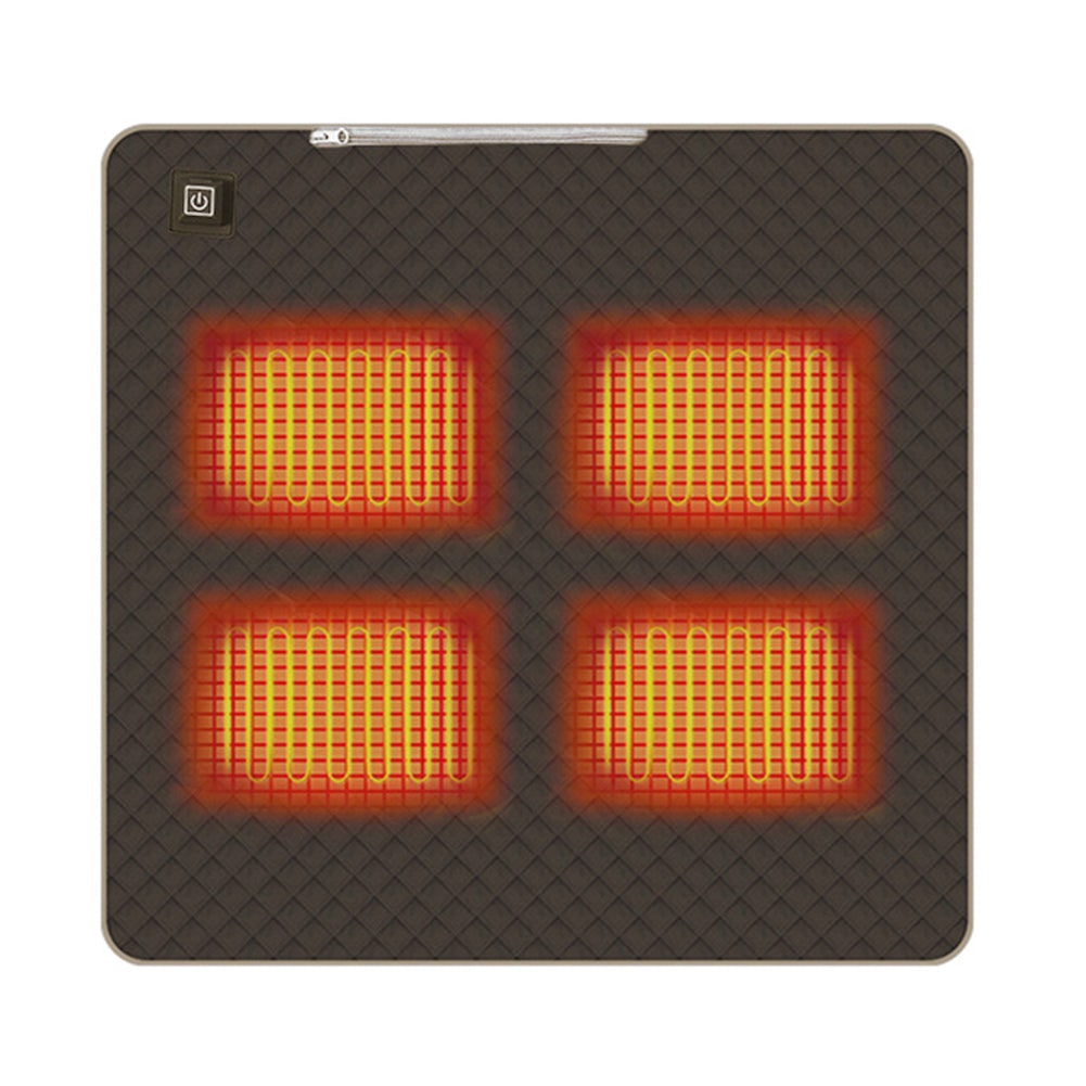Tapis chauffant de camping USB à plusieurs zones
